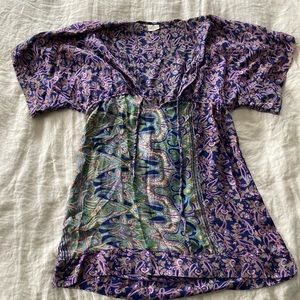 Recycled silk dress